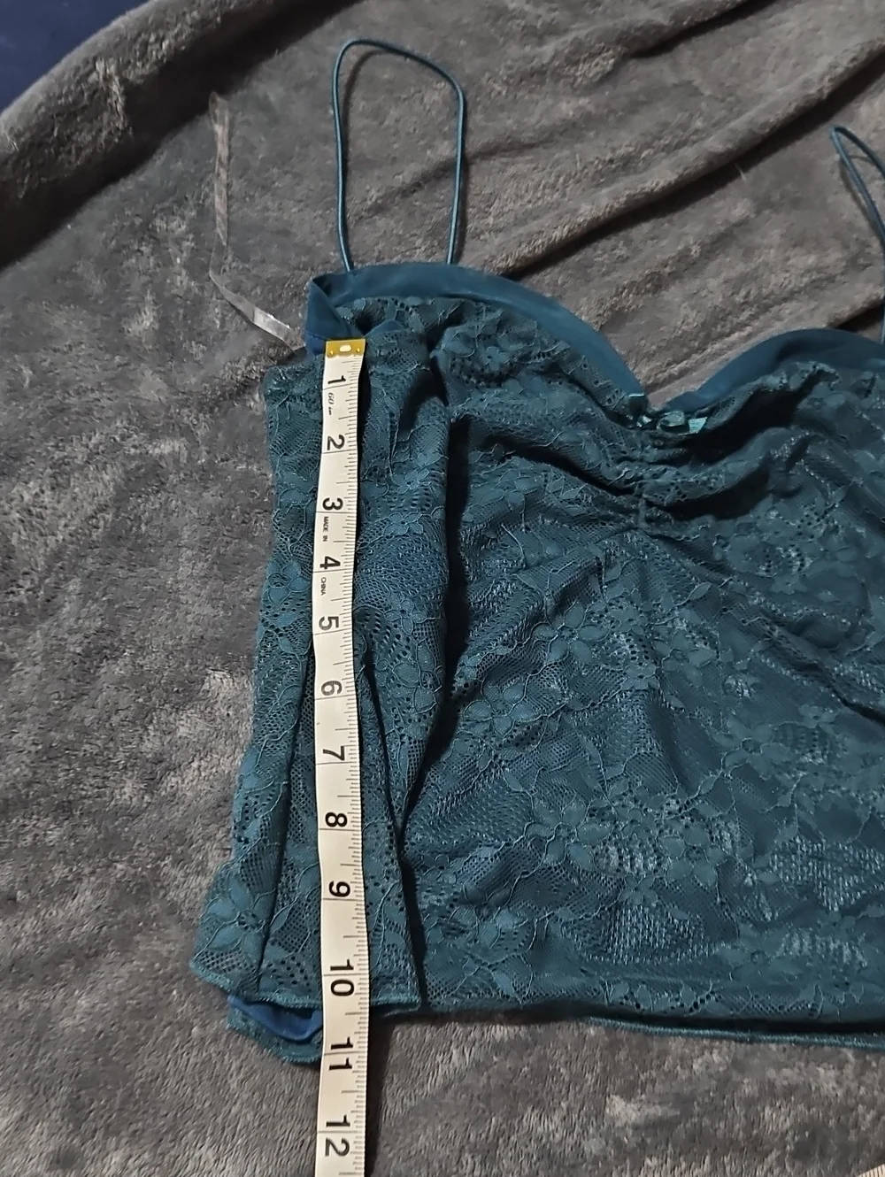 NWT Sheer Stretchy Mesh Y2k Lace Tank - Picture 5 of 12